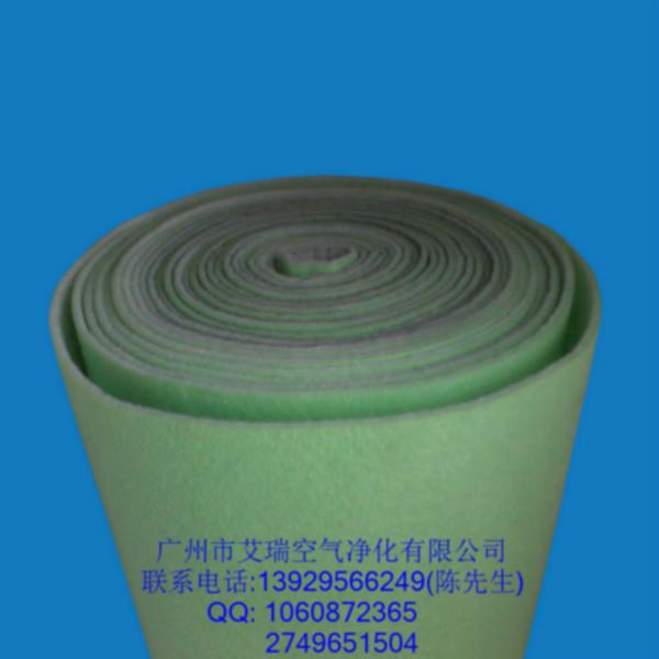 供应广州绿白色双层过滤棉生产厂家