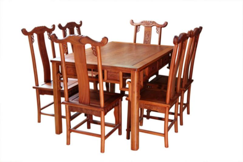 现代红木家具餐厅家具餐桌