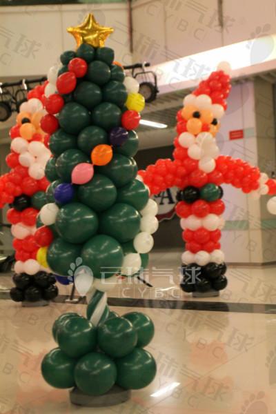 节日气球装饰/圣诞节气球装饰供应节日气球装饰/圣诞节气球装饰/圣诞老人气球/气球圣诞树