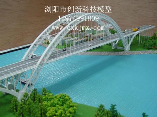 供应湖南钢桁架桥梁模型生产厂家，钢桁架桥梁模型制作，桥梁工程系列模型