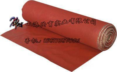 供应硅胶布 硅胶布防火布 防火幕（图） 硅橡胶布
