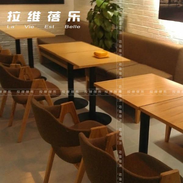 供应咖啡厅方桌咖啡厅实木桌子