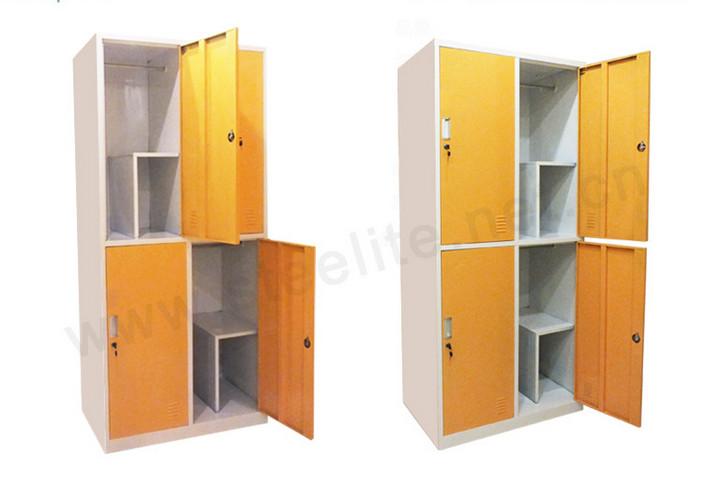 专业供应两层四门更衣柜/4门钢制钢柜/4门铁皮柜
