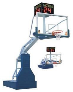 供应益动未来电动液压篮球架操作简单方便实用篮球架