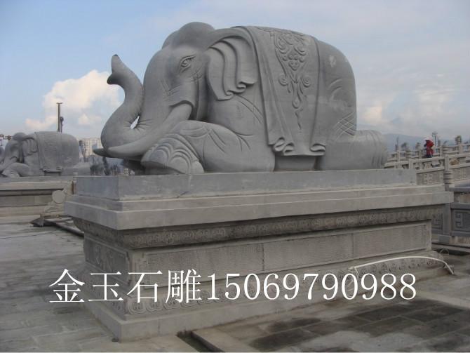 济宁市山东石雕汉白玉大象厂家