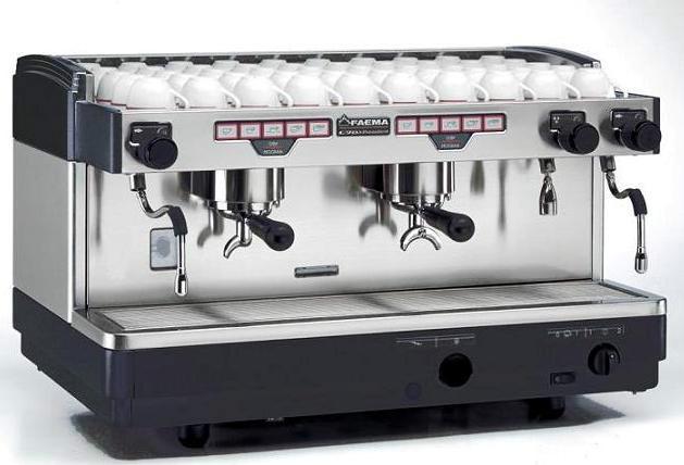供应FAEMA飞马E98A2双头电控半自动咖啡机意大利进口