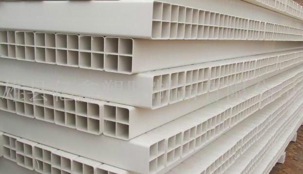 天津厂家供应PVC格栅管，方形多孔穿线管