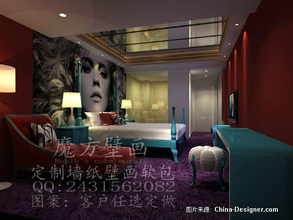 深圳市酒店大型壁画装饰风景壁画定做厂家