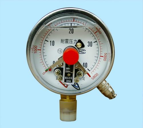 山东供应锅炉专用电接点压力表，山东电接点压力表直销