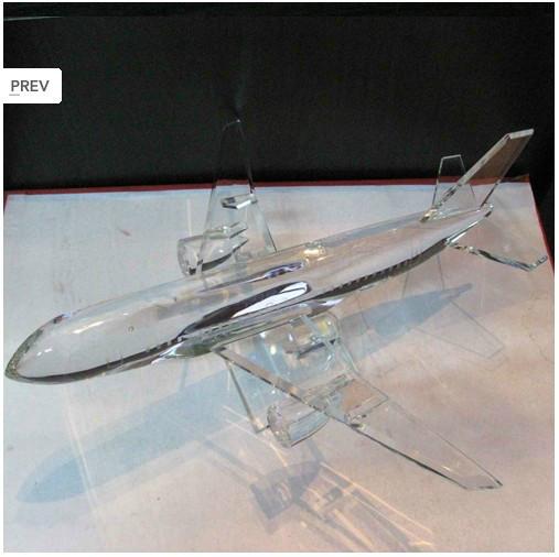 供应西安飞机模型定制  西安航空水晶飞机模型批发