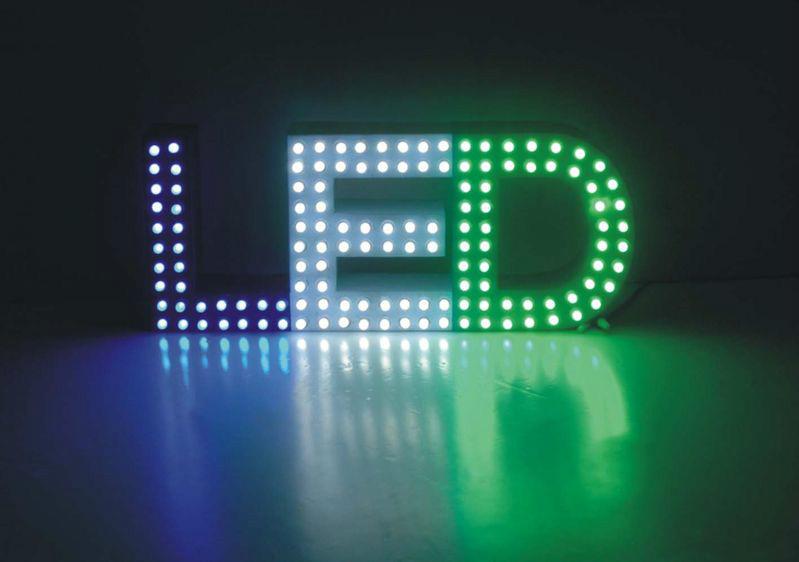 LED穿孔发光字LED全彩外露发光字LED点陈发光字冲孔字