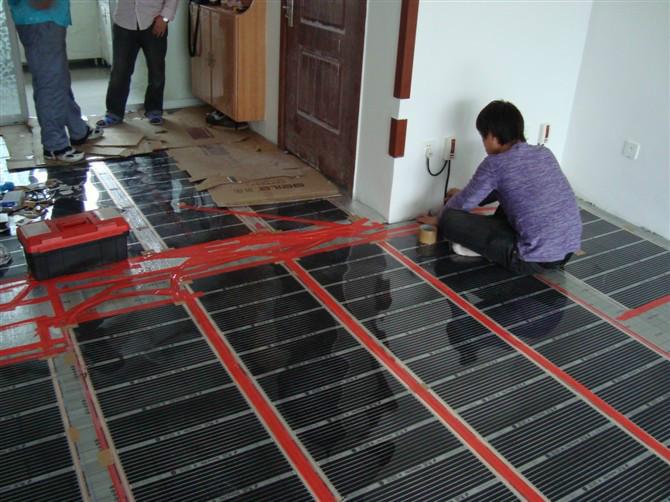 供应上海电热膜品牌专业地暖安装碳纤维发热线厂家