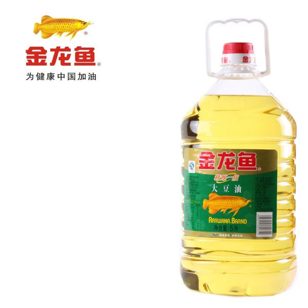 金龙鱼食用油精炼一级大豆油5L批发
