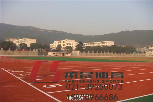 丹阳混合型塑胶跑道材料、学校400米标准跑道现浇施工