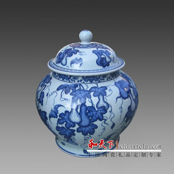 供应陶瓷罐子定制，景德镇高档陶瓷茶叶罐圆形方形茶叶罐