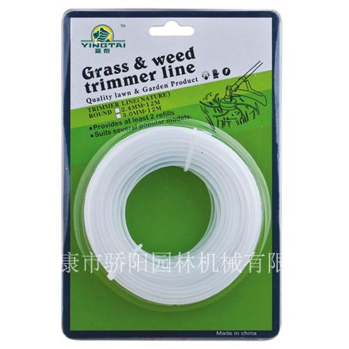 供应品质割草线圆形2.4白色