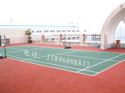 供应室外网球场施工丙稀酸网球场
