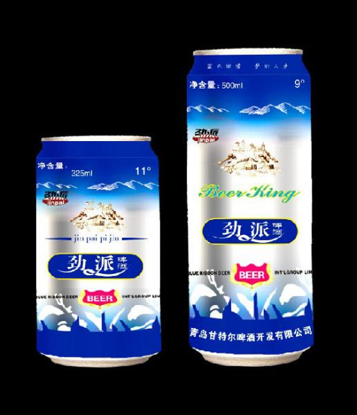 330ml青岛甘特尔罐装啤酒招经销商批发