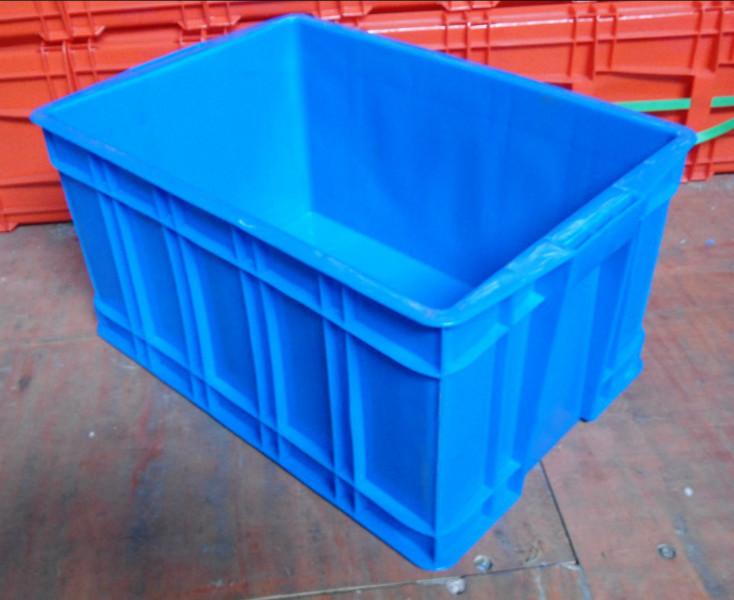 供应550-290塑料周转箱，蓝色加厚周转箱批发