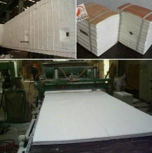 供应陶瓷纤维喷吹毯1400高铝型从原料到成品小司提供！
