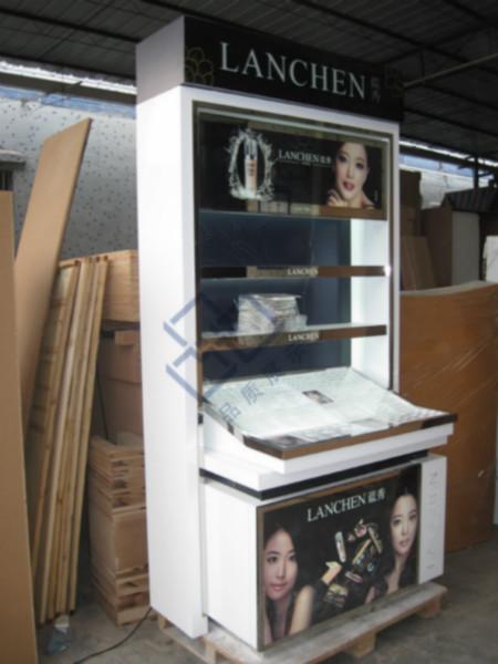 供应广州品质化妆品展柜012，钛合金珠宝柜，旋转柜，指甲油展柜，货架