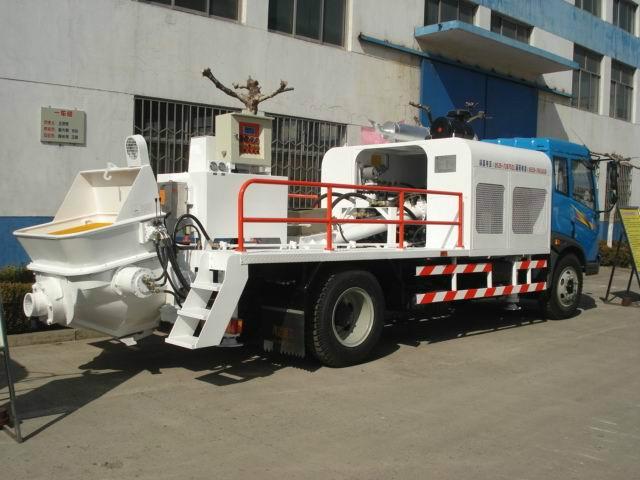 供应车载混凝土输送泵 HDT5120THB车载泵