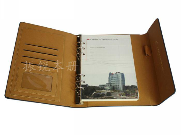供应定制高档商务皮革笔记本，订做高档皮面笔记本