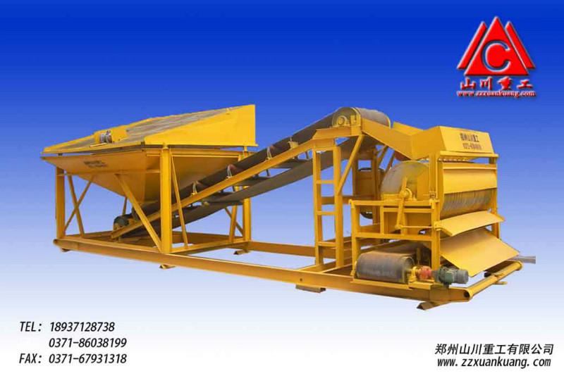 供应新疆戈壁滩干沙选铁成套设备砂土矿中选铁机械