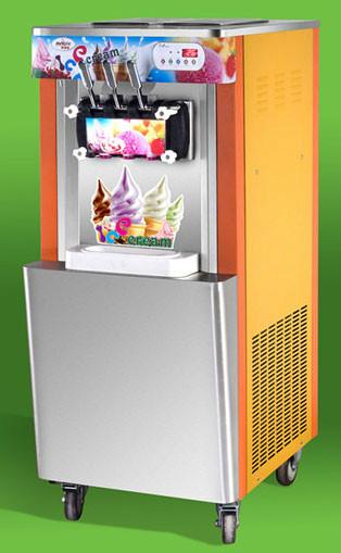 供应商用冰淇淋机，广州三色冰淇淋机，立式冰淇淋机 厂家直销货到付款