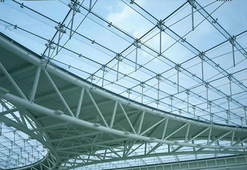 广州市钢结构顶棚H型钢方管雨棚屋面屋架厂家