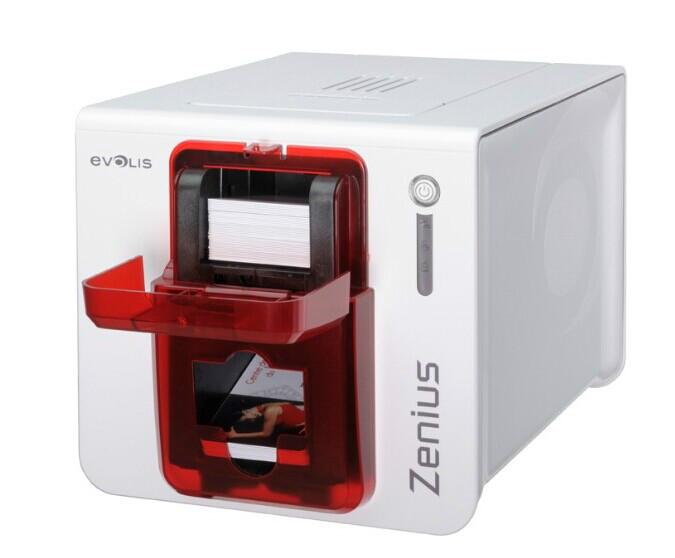 超值Evolis Zenius热升华证卡打印机PVC卡片电缆标牌吊挂标识牌 制卡机