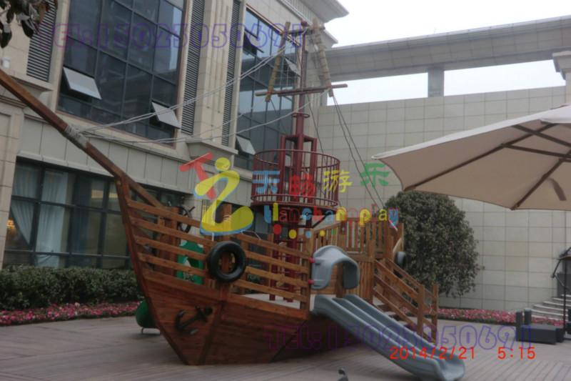 涪陵区大型游乐木质海盗船/南岸区景观木质海盗船/重庆新型玩具海盗船