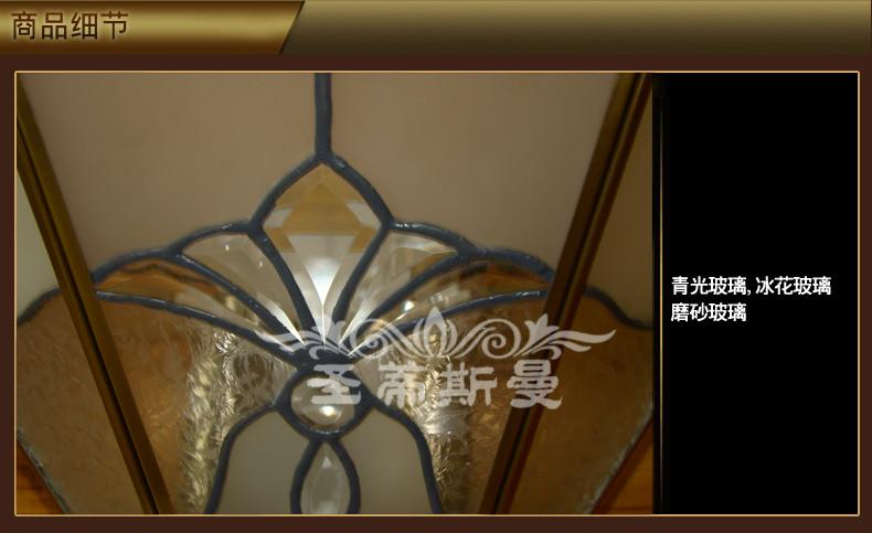 供应欧美时尚全铜玻璃拼花罩壁灯 室内墙壁纯铜灯饰 手工艺术黄铜壁灯