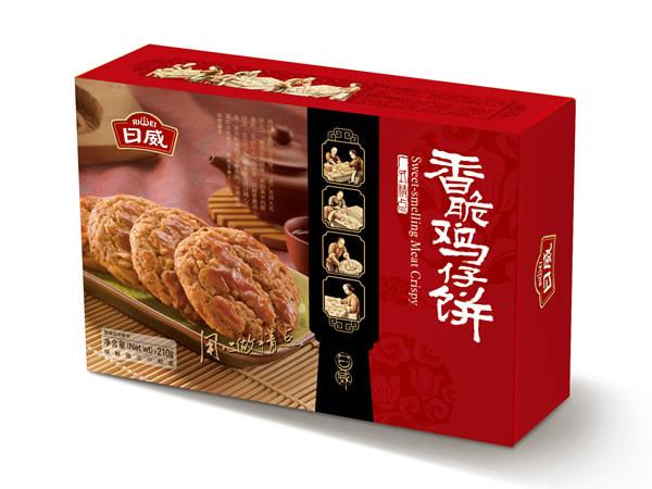 供应日威香脆鸡仔饼广东特产零食传统特色糕点210g