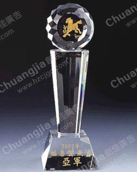 供应杭州水晶奖杯设计制作定制造型价格最低图片