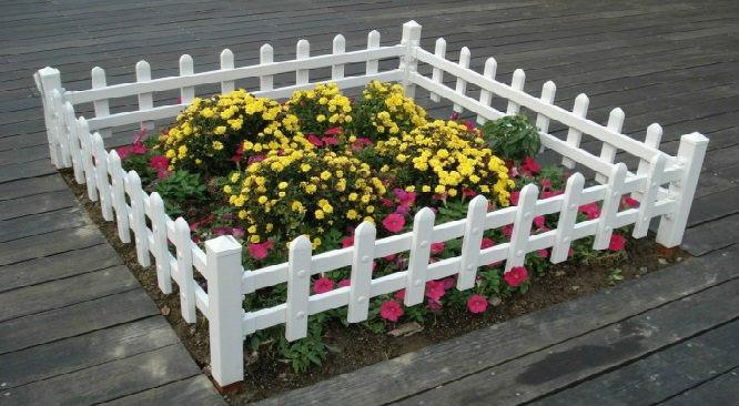 pvc草坪围栏|花池塑钢护栏批发