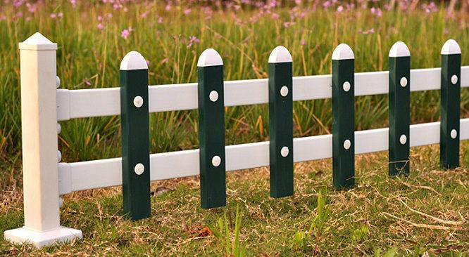 pvc塑钢草坪围栏塑料绿化带护栏批发
