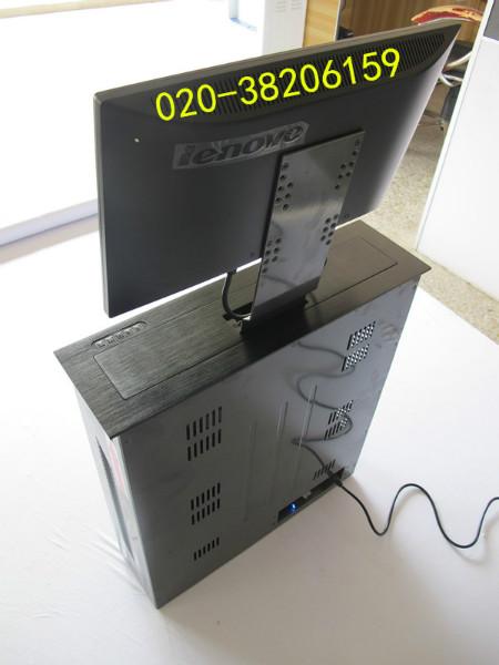 广州市19寸电脑显示器升降器桌面隐藏式厂家供应19寸电脑显示器升降器桌面隐藏式价格