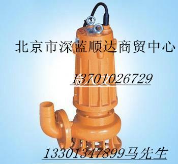 供应北京销售1.5千瓦的单相污水泵-自动搅匀潜水排污泵