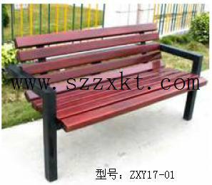供应低价批发上好材料的钢木休闲椅子、实木户外长椅