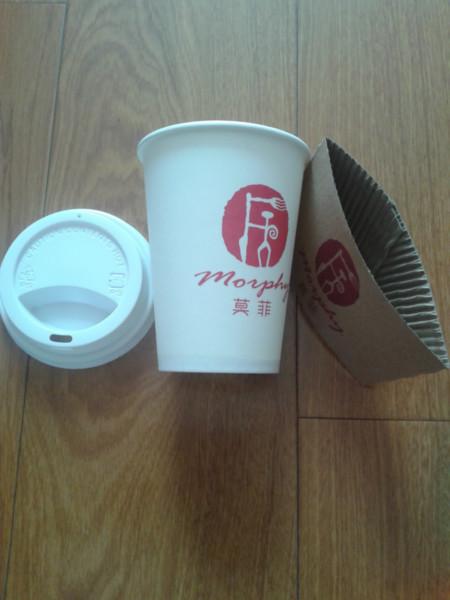 上海市咖啡纸杯定做奶茶杯双层咖啡纸杯厂家