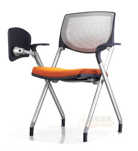 供应网布培训椅带写字板椅培训桌椅