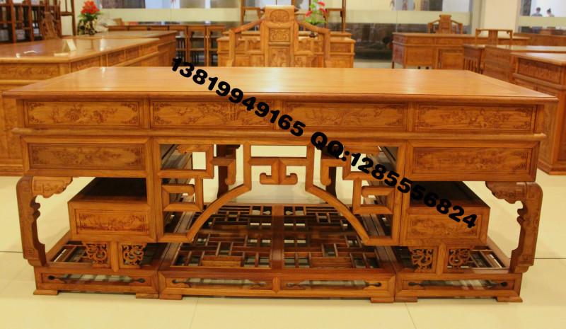 供应红木写字台书桌，红木书桌价格，红木家具厂家批发图片