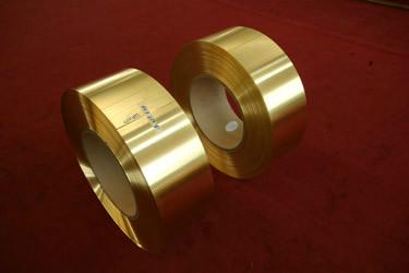H60黄铜带厂家，装饰半硬黄铜带，0.5mm黄铜带现货