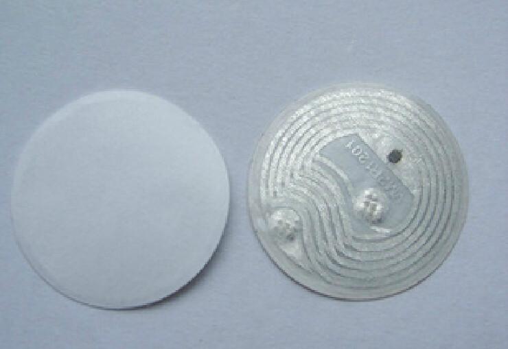 RFID不干胶电子标签 IC标签复旦IC圆形电子标签m1标签射频卡13.56M