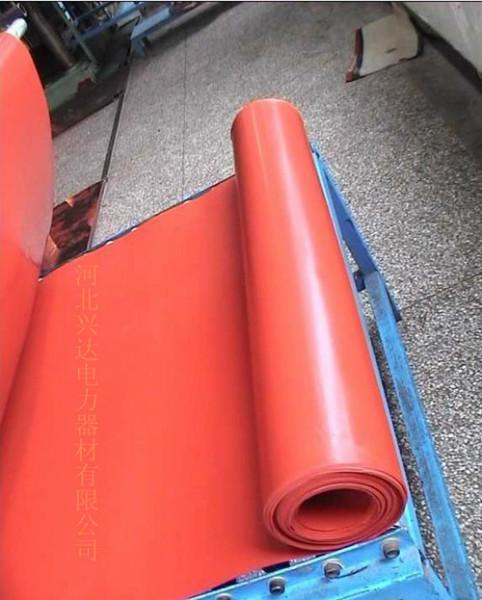 供应用于绝缘防护的便宜的红色绝缘橡胶板红色绝缘橡图片