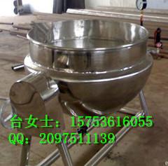 供应用于蒸煮炒制的夹层锅供应商，燃气夹层汤锅图片