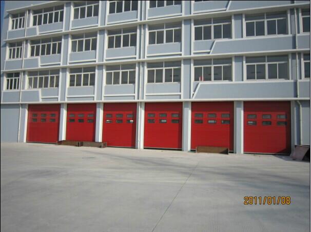 供应消防工业滑升门提升门 消防队停车库工业滑升门提升门