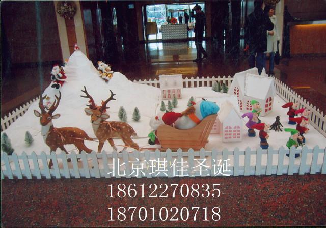供应圣诞树装饰北京圣诞装饰圣诞场景布置