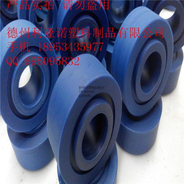 供应出口专用蓝色MC901尼龙轮 高品质高韧性尼龙件异形件加工图片
